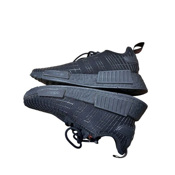 Adidas NMD R1 Web Boost Men's Originals  Sneakers Triple Black Shoes Size 7.5 - Picture 6 of 16
